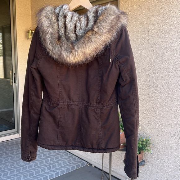 Abercrombie Faux Fur Winter Jacket - Picture 2 of 12